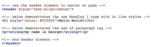 hello world